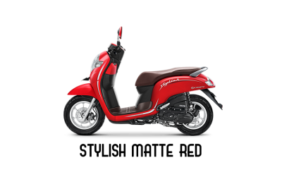Scoopy Stylish ( Màu Đỏ Nhám)